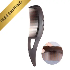 Dandruff Comb with Self-Cleaning Hollow Teeth & Massage Handle - Scalp Detox Comb for Flakes, Oil Removal - Dandruff Scalp Hair Combs for Women/Men/Kids