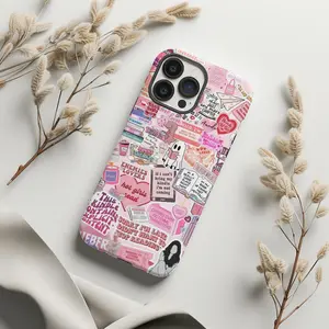 Cute Pink Bookish Collage Case, Coquette Collage, Gift for her, Phone Case for iPhone 17 ProMax,Samsung s24 ultra and  16, 15, 14, 13, 12, 11 Pro Max, X, XR, XS Max, 8, And 7 Plus,screen protector,fidgets Durable Protect Compatible with Samsung Galaxy S25