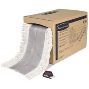 Rubbermaid Commercial Products  Dust Mop Cut To Length 5 In X 40 Ft White