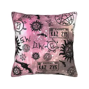 1PC Supernatural Symbols Couch Zipper Closure Hand Washable Machine Washable Cores Not Included