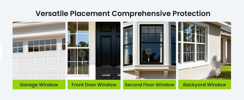 HomiQ Life Window Security Camera 3MP 2K, Indoor WiFi Cameras 2.4GHz/5GHz with Colorvue AI Color Night Vision, Motion & Person Detection with Auto-Focus , Easy Installation, 24/7 Recording Works with Alexa & Google Home