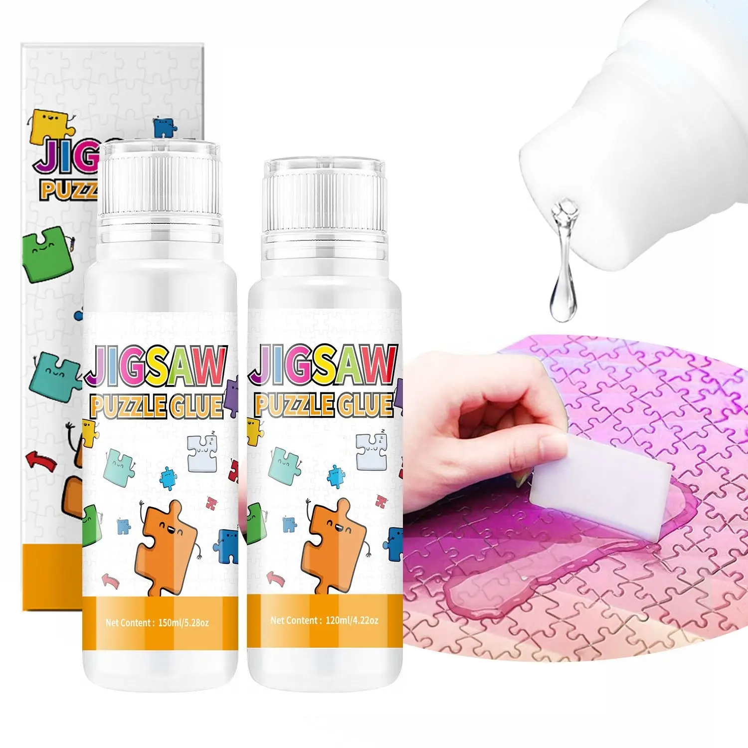Multifunctional Pva Craft Glue, Transparent Glossy Strong Adhesive Formula, Durable Long-Lasting, Ideal for Diamond Painting, DIY Home Crafts