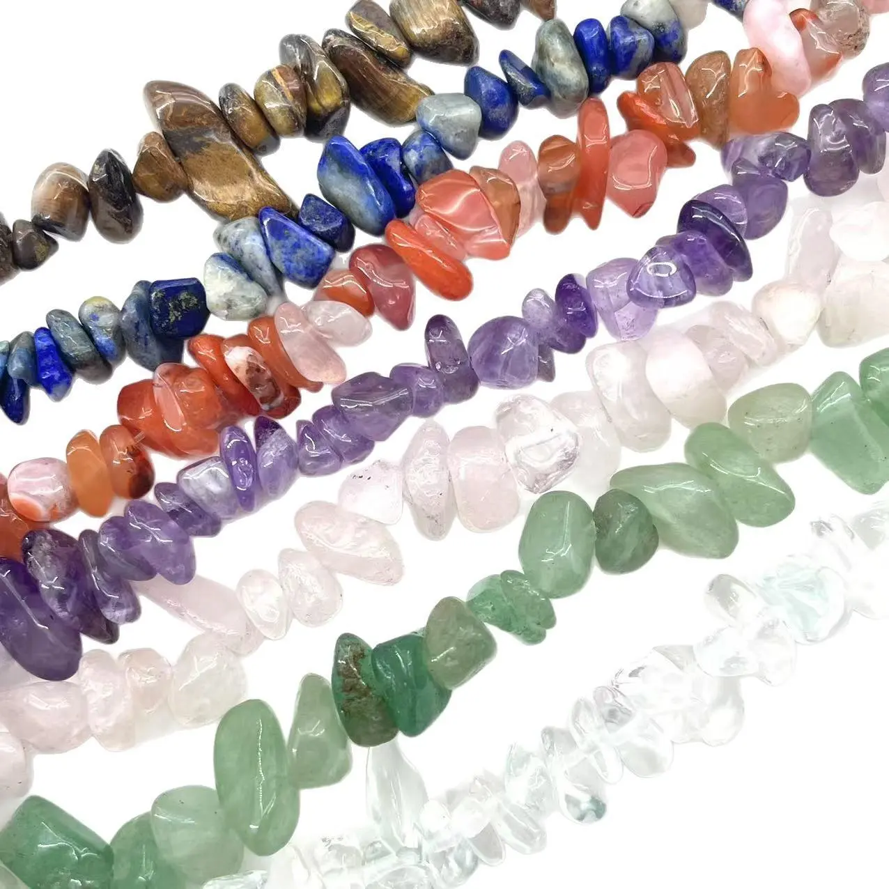 Connie-A17-Natural Stone Gravel Beads
