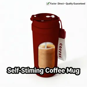 1Pc Portable Electric Mixing Coffee Cup Simple High-Appearance Tumbler USB Charging 7000RPM High Speed Food Grade Odorless Hot & Cold Use Office Home Outdoor Mix Coffee Soy Milk Oat Cup