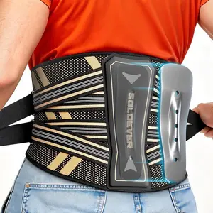 Ultra Breathable Back Brace for Lower Back Pain Relief,[Medical Grade & Copper Infused] Lumbar Support Belt with Bionic Support System, Adjustable Back Support Brace for Sciatica,Herniated Disc,Men&Women