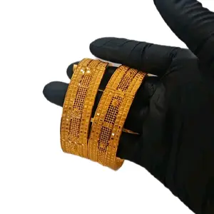 Bangles set gold color