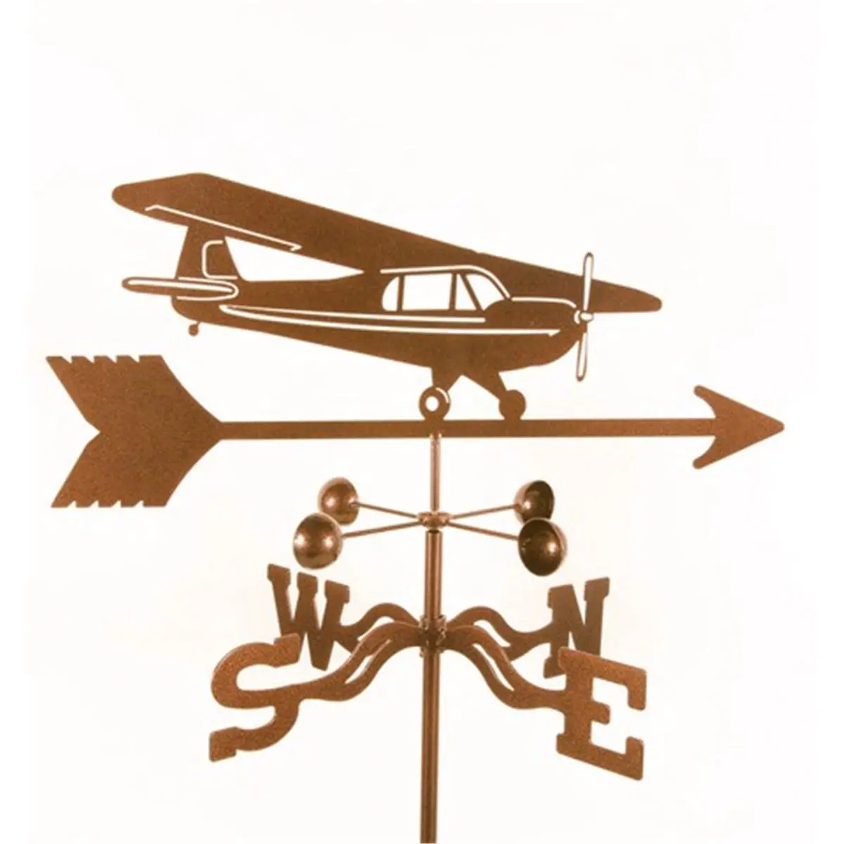 212 MAIN EZ Vane High Wing Airplane Weathervane - Deck-Mounted, Laser Cut, 25x21x9", Wind Direction Tracking, for Outdoor Furniture & Outdoor Furniture Set Use