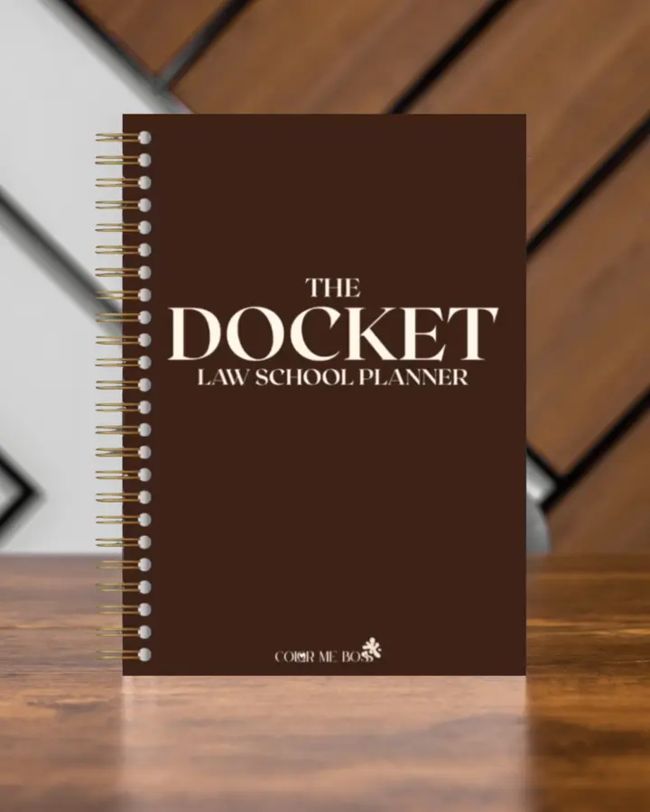 Law School A5 Semester Planner, Budget Financial Planner with 3-Tier Planning Framework, Daily To-Do Lists