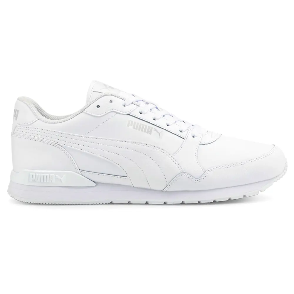 PUMA Mens St Runner V3 Lace Up Sneakers Shoes Casual - White