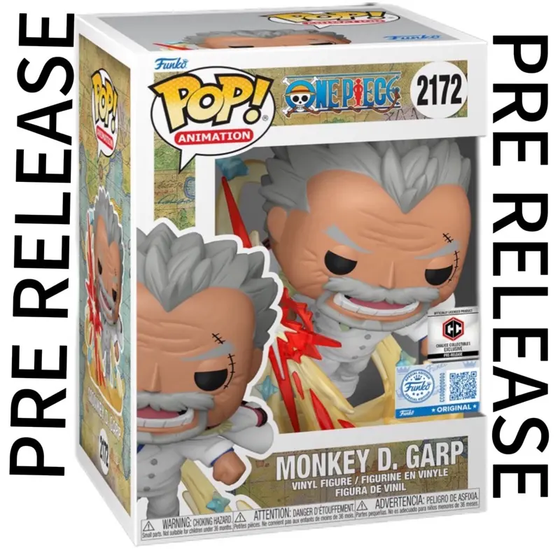Funko Pop! Monkey D. Garp #2172 (One Piece) Vinyl Figure - Anime Fan - Collectible Figurine pop animation