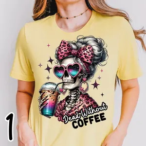 Skeleton Mom Life T-Shirt, Skeleton Coffee Addicit Shirt, Skeleton Lady Shirt, Skeleton Mom Lift Tee