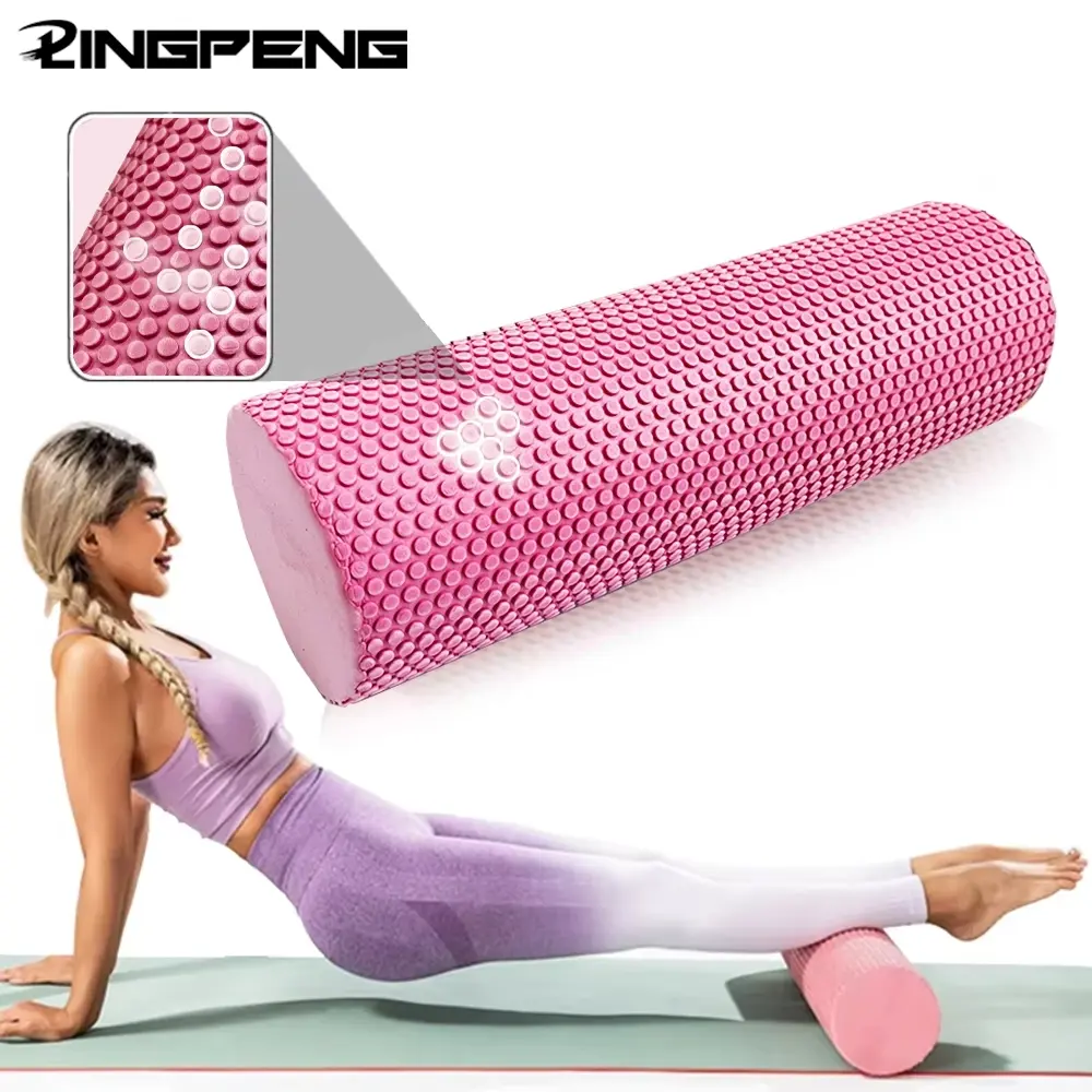 Yoga Roller, 1 Count Round EVA Foam Cylinder, Hexagonal Roller for Pilates Exercise, Enhanced Home Workouts, Portable Fitness Equipment, Fitness Equipment for Home Gym, Training Roller, Fitness Tool, Gym Accessories, Fitness Gear