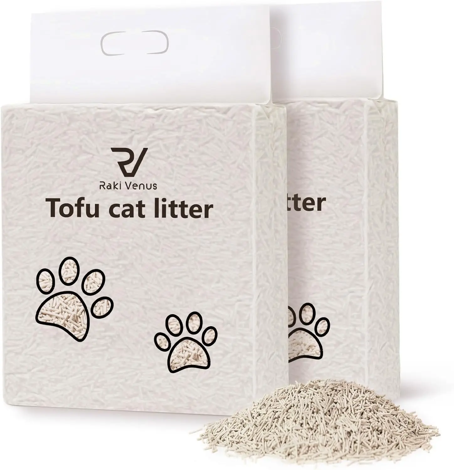 Low Dust Odor Control Flushable Tofu Cat Litter 12LB