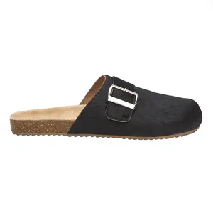 COCONUTS by Matisse Womens Zella Buckle Mule Flats Casual - Black