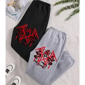 Vintage Sleep Token Sweatpants, The Teeth Of God Tour Sweatpants, Sleep Token Aqua Regia Sweatpants, Sleep Token Face Pants Fabric
