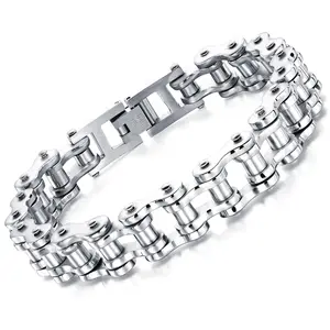 Bracelet Titanium Steel Men's Bracelet Rock Personality Locomotive Chain Bicycle Bracelet