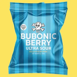 Bubonic Berry Ultra-Sour Hard Candy