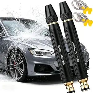 2-Pack High-Pressure Water Gun, Adjustable Spray Mode, Ideal for Car Washing, Plant & Vegetable Irrigation, Garden Hose Use, Car Wash Nozzle, Car Wash Sprayer