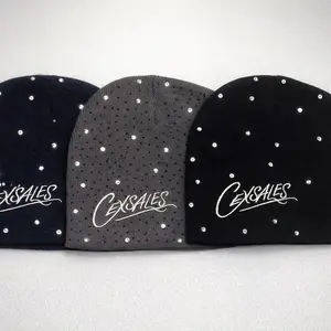 Rhinestone beanie