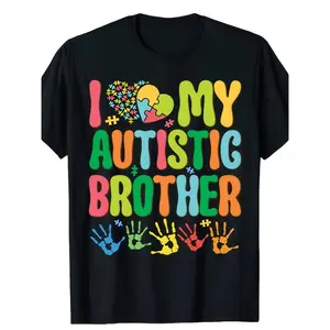 I Love My Autism Autism Celebrate Children'S Style, Our Boys and Girls Soft Cotton Short Sleeve T-shirt, Perfect for Any Occasion Christmas, New Year, Easter, Valentine'S Day