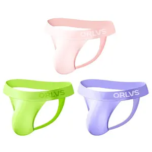 New Men's Sports Breathable Butt-Lifting Low Waist Modal Sexy Thong Underwear – Comfortable and Stylish for Active Young MenGift