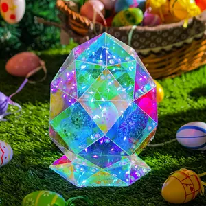 LQ Colorful Easter Egg New Night Light Birthday Gift Decoration Ornaments gift