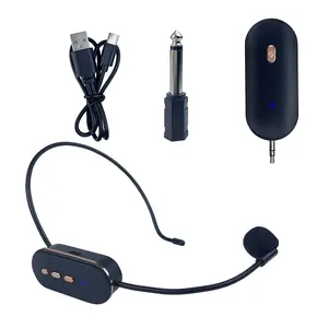 2.4G Wireless Headset Microphone for Teaching Stage Performance Bluetooth Speaker Phone PC Compatible