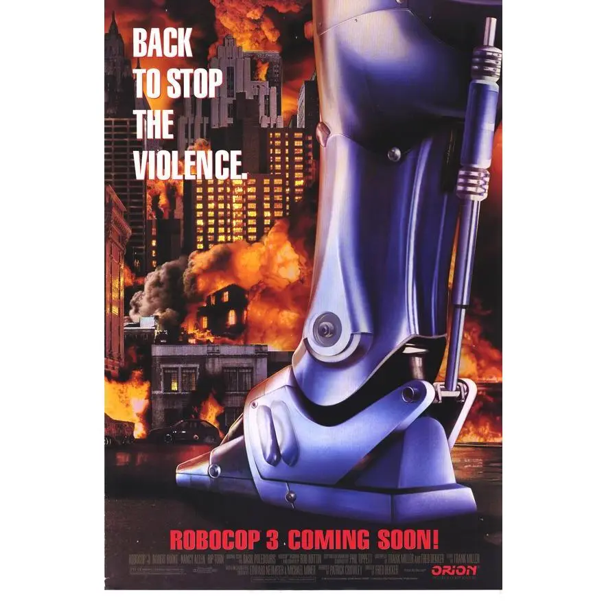 RoboCop 3 Movie Poster Print (11 x 17)