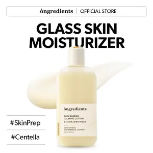 [ongredients Official Shop] Skin Barrier Calming Lotion 220ml - Centella Asiatica Extract & 9-Peptide Complex - Lightweight Non-Sticky Facial Moisturizer for Dry & Sensitive Skin -  Hydrating Soothing Moisturizing