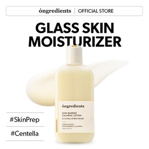[Ongredients Official Shop] Skin Barrier Calming Lotion 220ml - Centella Asiatica Extract & 9-Peptide Complex - Lightweight Non-Sticky Facial Moisturizer for Dry & Sensitive Skin -  Hydrating Soothing Moisturizing