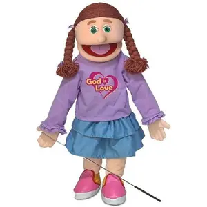 Christian Girl Puppet, God Is Love Shirt (25")