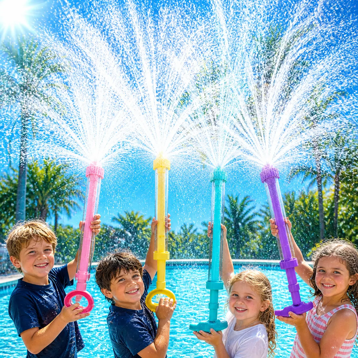 High-capacity water cannon multi-purpose fireworks water spray toy, pump-action water gun, suitable for children and adults, ideal for summer beach battles, pool fights, and party fun, lightweight and portable outdoor toy, a great gift for boys and girls