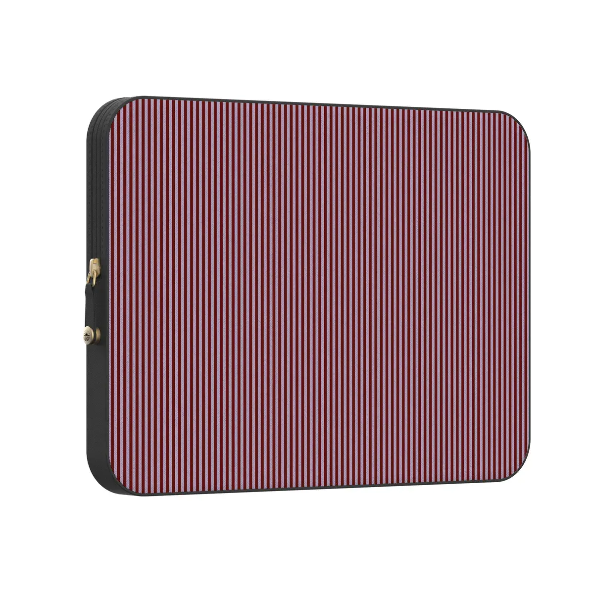 Casely PU Leather MacBook Laptop Sleeve Case - Minimal Clean Look, Vertical Stripes, Office-Friendly Tiny Pinstripe Design
