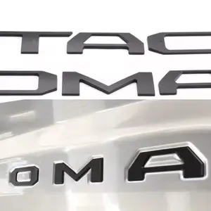 1 pc Tailgate Insert Letter For Tacoma 2016-2023 Rear Emblem Raised Badge ( 2016-2023)