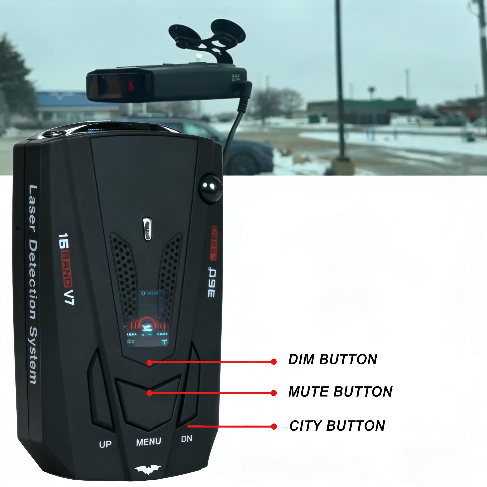 City & Highway Smart Driving Assistant – Voice Alert LED Display, Dual Mode On-Board Safety Device, Plug-and-Play for Cars Trucks SUVs