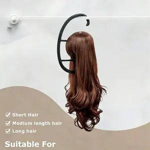 Long Hair Wig Hanging Stand, Elevated Storage Rack, Portable Drying Holder, Home Organizer, All Seasons Use, No Ca Prop 65 Warning
