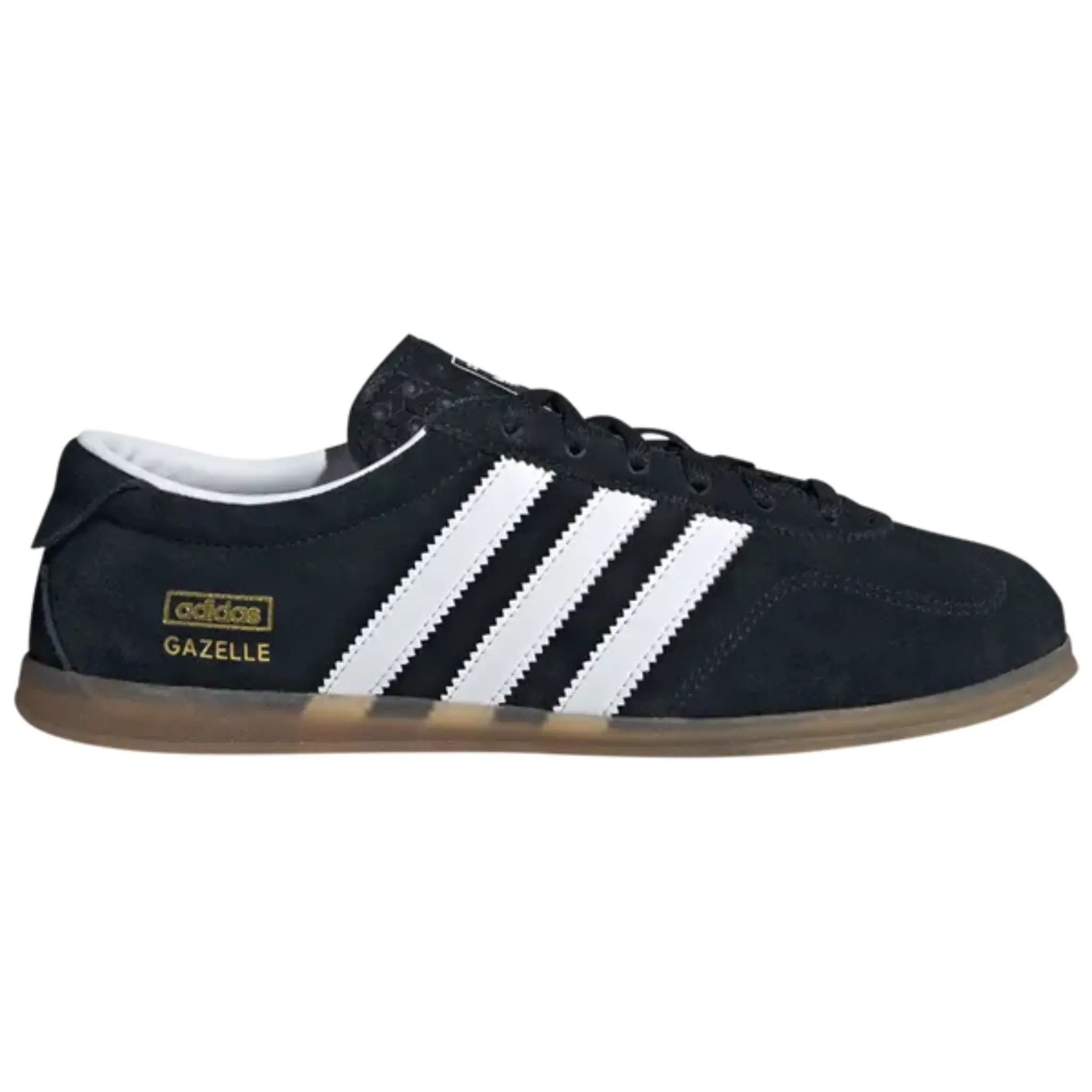 Adidas Originals Women's Black Gazelle Lo Pro Sneakers, JR8886 (No