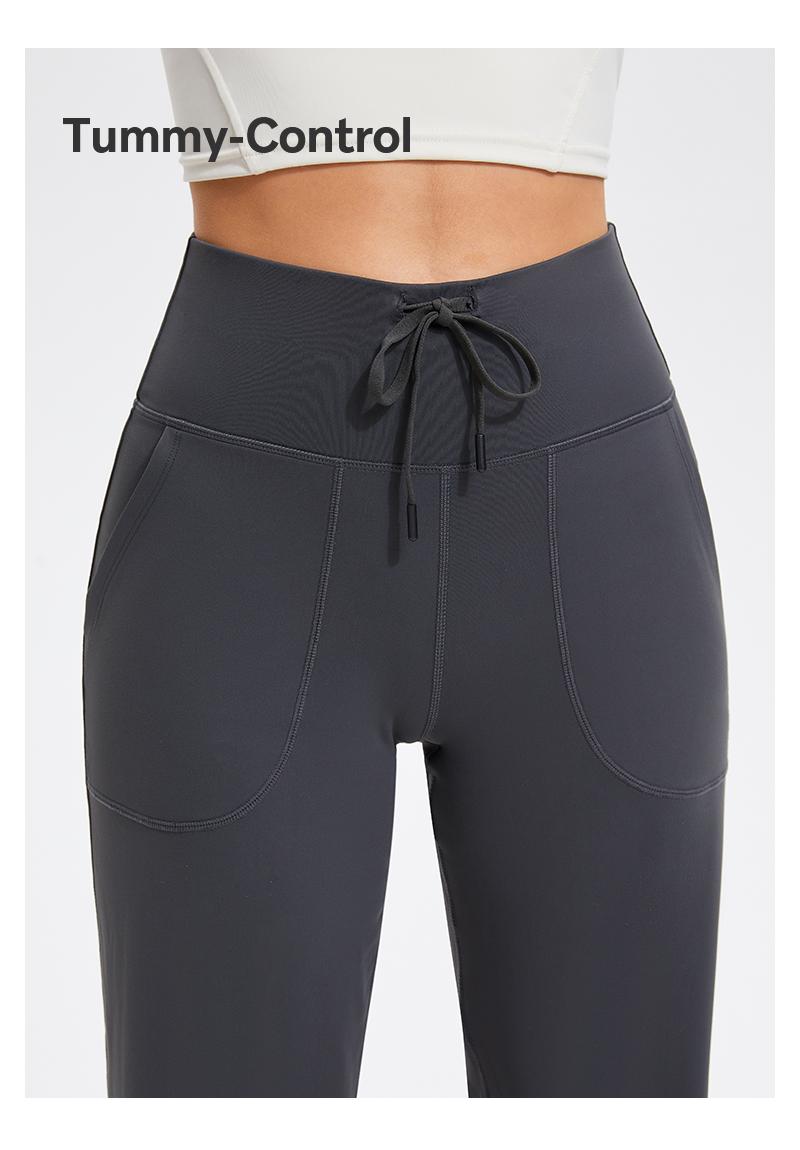 Women's Wide Leg Yoga Pants with Elastic Waist Moisture-Wicking Breathable Fabric 30''/33'' Inseam Plus Size Athletic Pants for Gym, Yoga & Casual Wear