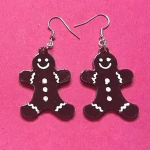 Gingerbreads Men Earrings - Festive Holiday Jewelry for Women