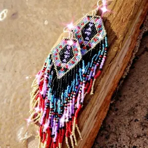 Handmade Seed Bead Earrings