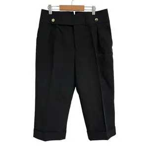 Pre-owned GUCCI Others Small Leather Goods Cropped Gurkha Pants