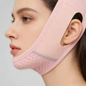 Facial Shaping Elastic Bandage, Sleep Mouth Closure Protection Strap, Facial Relaxing Lifting Breathable Shaping Strap