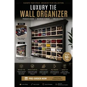 LUXURY TIE DISPLAY CASE