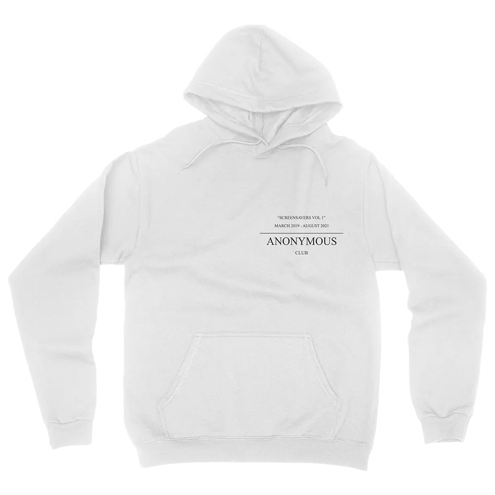 Anonymous Club White Gallery Hoodie
