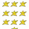10 Pcs Inspirational Star Enamel Pins, Alloy Mini Lapel Pins, Alloy Brooch Pin, Japanese Style Metal Badges, Versatile Fashion Accessories, Gift Idea