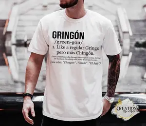 Gringon Premium Tshirt, Funny Shirt, Fathers Day Gift, Lowrider Shirts, Gringo Dad Clothes, Chingon Shirt, Cholo, Viclero, Oldies Music