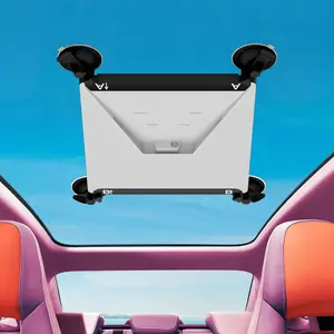 Mwin Starlink Mini Mount - Suction Cup for Starlink Mini Accessories Car Sunroof Mechanicals - Strong Suction Cup Roof Window Mount for Stable Satellite Signal in RVs, Boats, and Road Trips (Black)