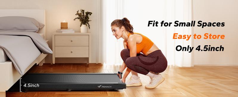 Dealsforyoudays MERACH Under Desk Treadmill, 2-in-1 Walking Pad for Walking and Jogging 2.5HP Low-Noise Treadmill with Remote Control Lanyard 265lbs Weight Capacity Dealsforyoudays MERACH Under Desk Treadmill, 2-in-1 Walking Pad for Walking and Jogging 2.5HP Low-Noise Treadmill with Remote Control Lanyard 265lbs Weight Capacity