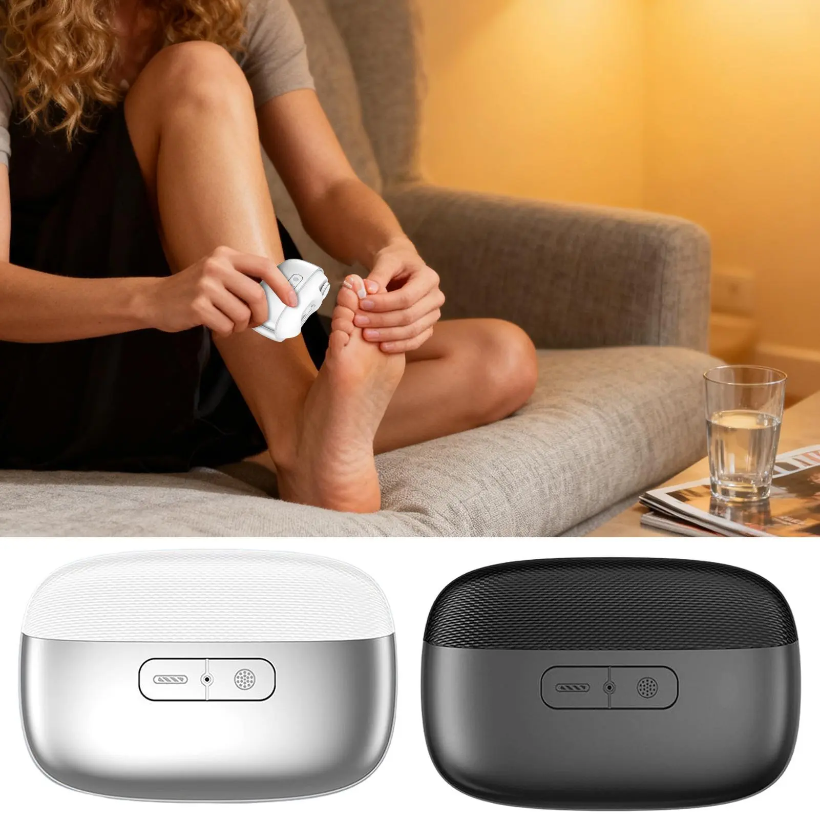 Automatic Nail Clipper With LED Light Electric Polisher Manicure Grinder For babies Seniors Fingernail Toenails Manicure