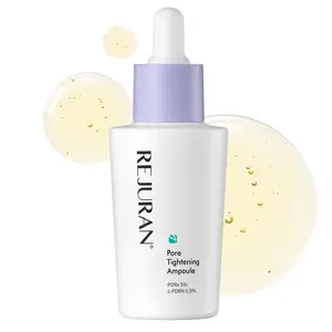 REJURAN Pore Tightening Ampoule – PDRx 5% & c-PDRN 0.5% Facial Serum with AHA/PHA/BHA/LHA & Witch Hazel – Helps Refine the Look of Pores and Improve Skin Texture – Dropper Type Korean Skincare